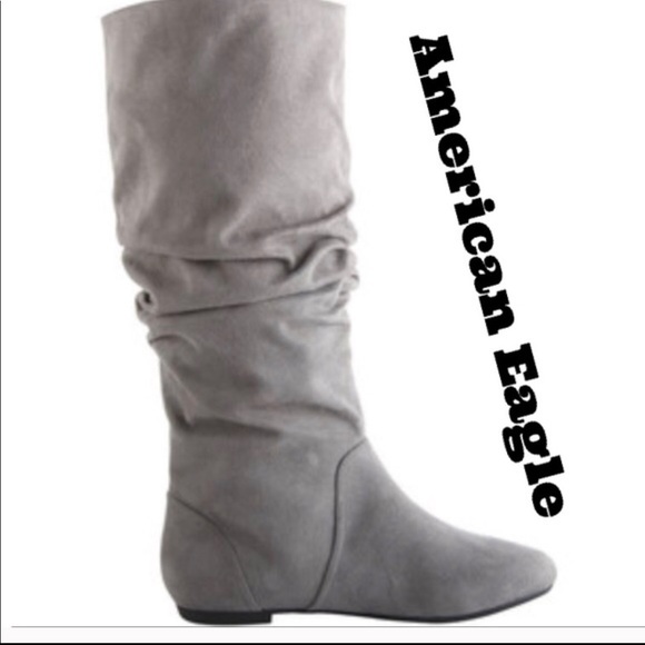 payless grey boots